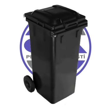 120 LT TEKERLEKLİ KONTEYNER - SİYAH